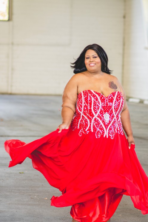 repurpose your plus size prom dress into a DIY halloween costume